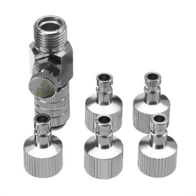 Buchse Schnell Verbinder Legierung Montage Set Praktische Werkzeug 1/8 Stecker
