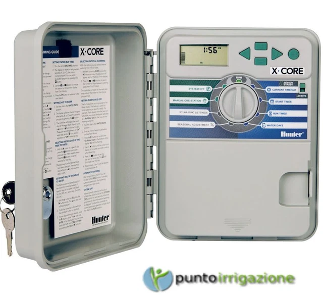 PROGRAMMATORE CENTRALINA HUNTER 4 zone stazioni XC-401-E stagna per esterno