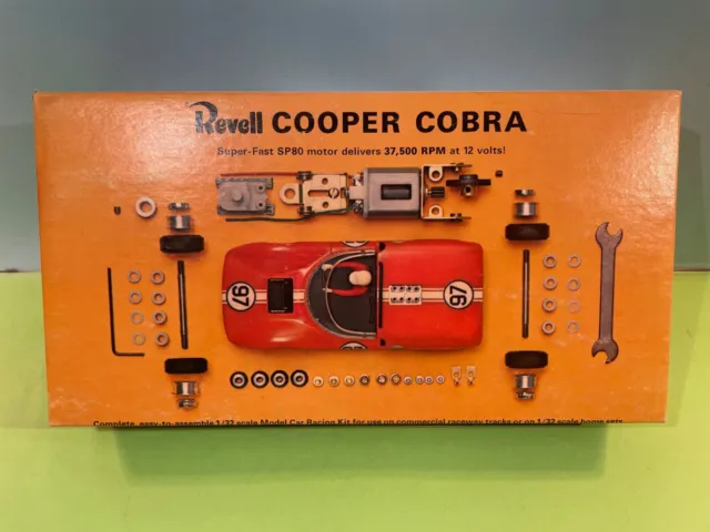 Revell Cooper Cobra 1:32 Mint In Box Slot Car - Cox  Russkit Monogram