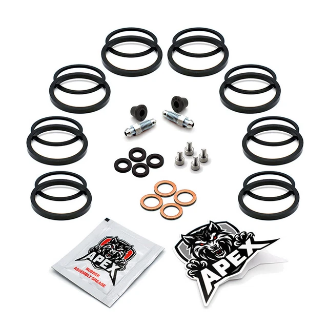 KAWASAKI NINJA ZX6 E5 1997 front brake caliper seal service rebuild