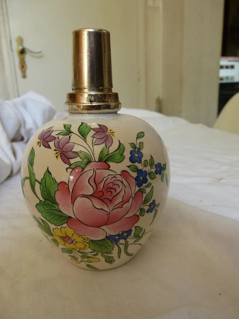 Lampe Berger En Porcelaine De GIEN - Modèle "SI Fiacre" - Occasion En Bon état
