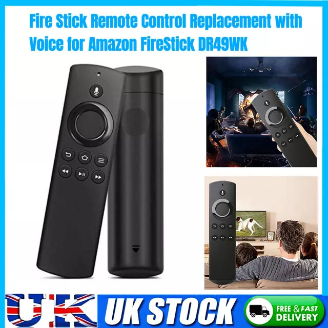 Fire Stick Remote Control Replacement with Voice for Amazon FireStick DR49WK UK