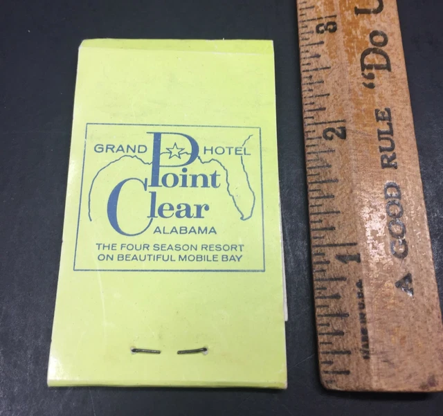 Vtg Hotel Motel Sewing Mending Kit THE GRAND POINT CLEAR Mobile Bay Alabama AL