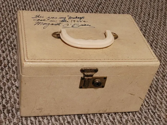 Scarce Makeup Case Margaret O'brien Signed Very Young Child Actress 1950'S