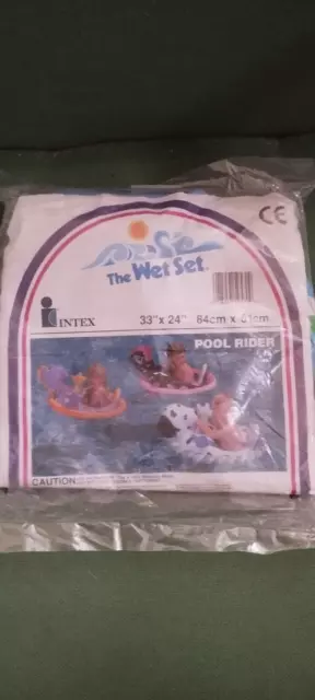 Vintage Intex Inflatable Pool Rider (The wet set)