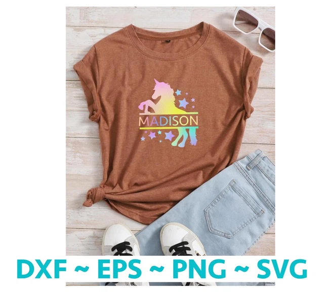 Unicorn Split monogram SVG, Unicorn svg file, SVG files for cricut, Digital file