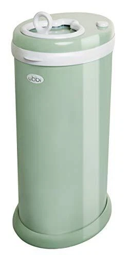 Ubbi Steel Odor Locking Diaper Pail  Sage Green