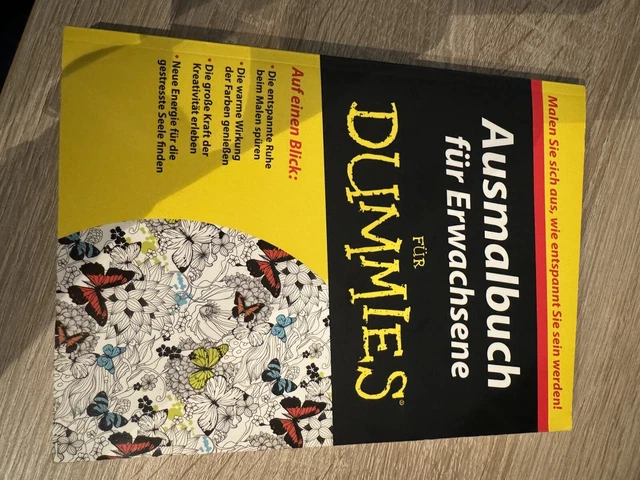 AUSMALBUCH FÜR ERWACHSENE für Dummies Taschenbuch für Dummies 144 S ...