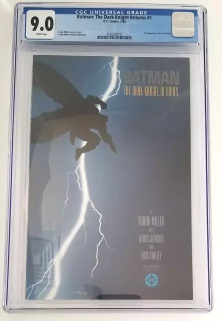 Batman Dark Knight Returns #1 CGC 9.0 White Pages 1st Print DC Comics 1986