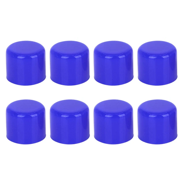 8pcs 25mm 0.98" Admission Vide Tuyau Tube End Bonde Bleu pour Voiture