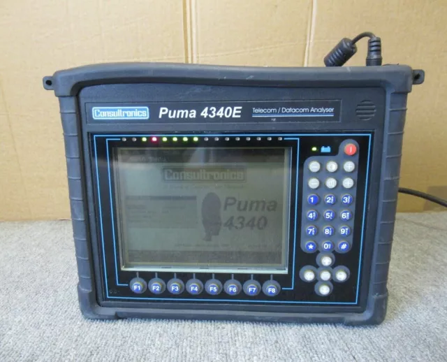 Consultronics Puma 4340E 4000E Series Telecom Datacom Analyzer