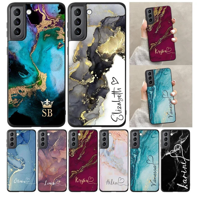 Marble Personalized Case For Samsung Galaxy A14 A33 A34 A53 A54 Phone Slim Cover