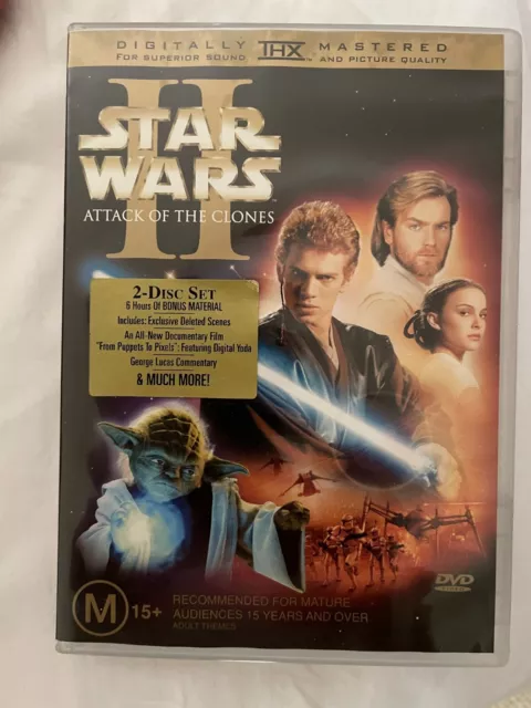 Star Wars - Episode II - Attack Of The Clones  (DVD, 2001)