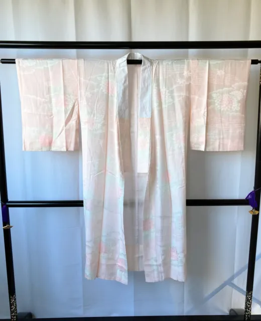 Vintage Japanese Juban kimono - Women's NagaJuban Kimono Robe