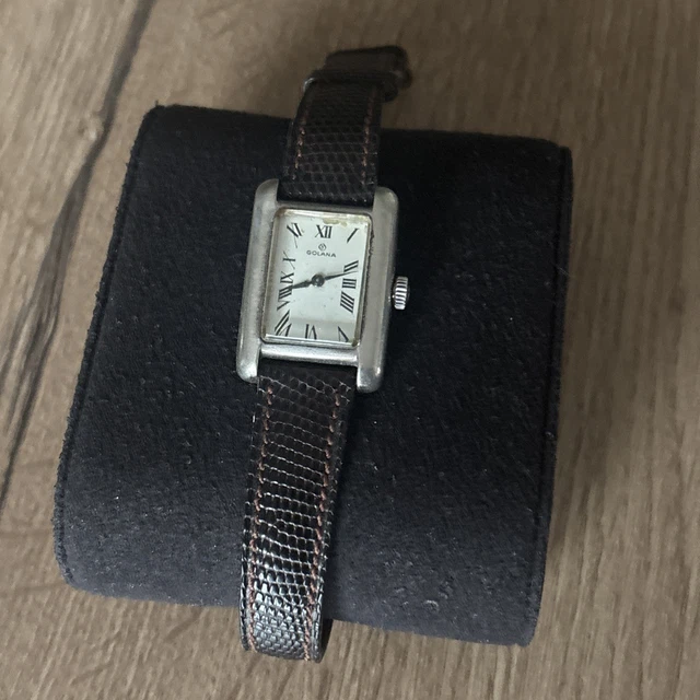 Montre Vintage Cardinet En Argent Massif - Design Années 70 - Mécanique Manuelle - 41g