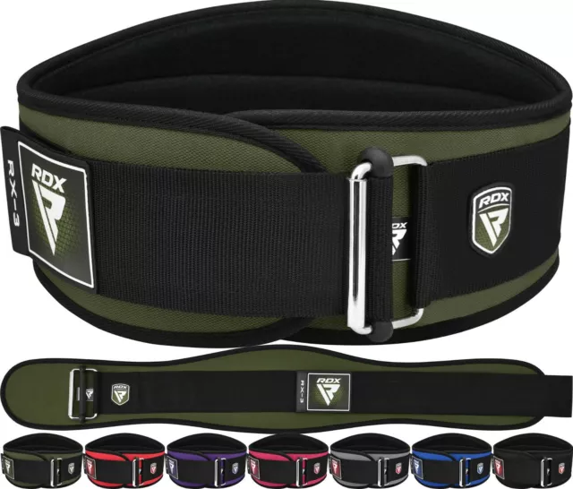 Weight Lifting Belt by RDX, Strength Training Equipment for Men and Women