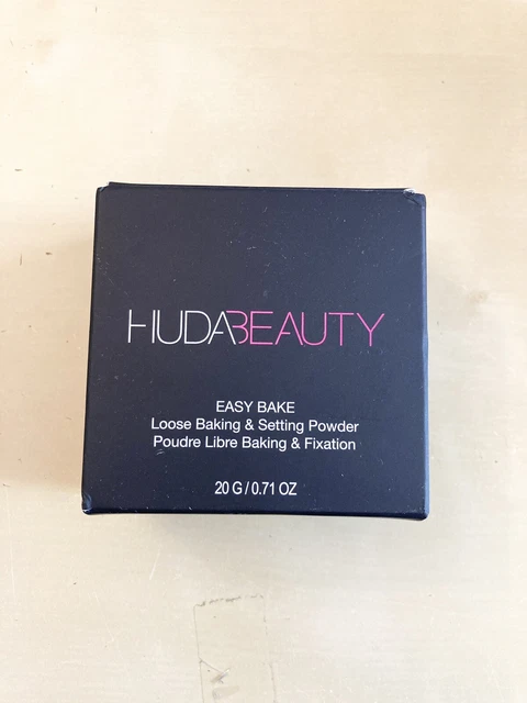 Huda Beauty Easy Bake horneado suelto y conjunto de polvo, sombra rubia, precio de venta sugerido por el fabricante £30, idea de regalo
