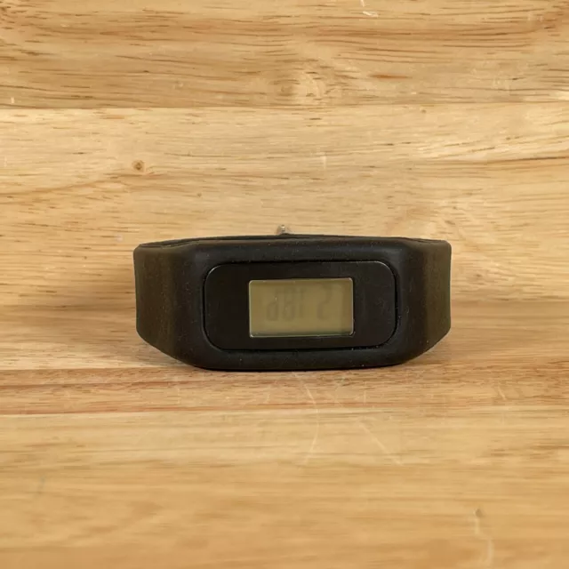 Unisex Black Rubber Band Digital Display Heart Rate Activity Fitness Tracker