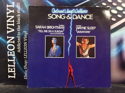 Andrew Lloyd Webber Song & Dance LP Album Vinyl Rec BL70480 Theatre Musical 80's