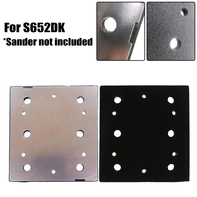 110 x 100 mm acolchado de soporte placa de aluminio + espuma de PU negro a estrenar alta calidad
