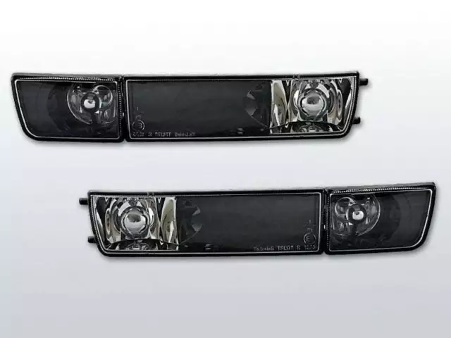 Frontblinker SET mit Nebelscheinwerfer pour VW GOLF 3 III MK3 VENTO Schwarz FR K