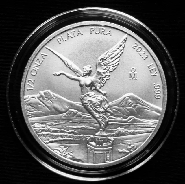 Mexico Libertad 1/2 OZ 0,5 Unze Onza Silber Münze 2023 Plata Pura silver coin