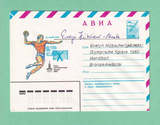 Evelyn Hübscher - Matz .... Bronzemedaille 1980 im Handball