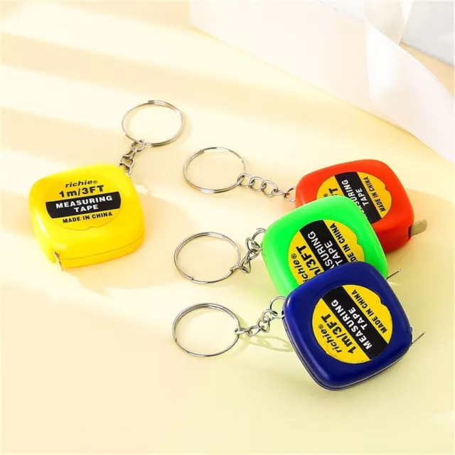 Mini Tape Measure Automatic Telescopic Ruler Roll Tape 1m/3ft Digital Ruler