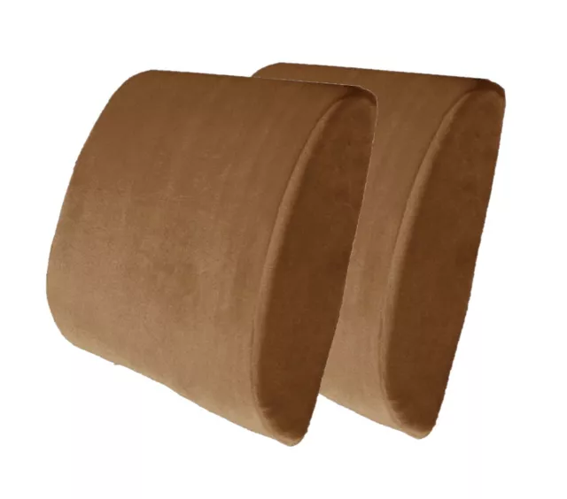 2 Pc Travelon Gel Seat Cushion Pillow Honeycomb Lumbar Support