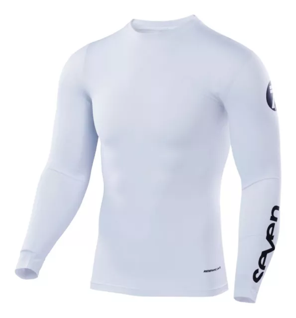 Maglia Motocross Seven MX Zero Staple Compression Bianca