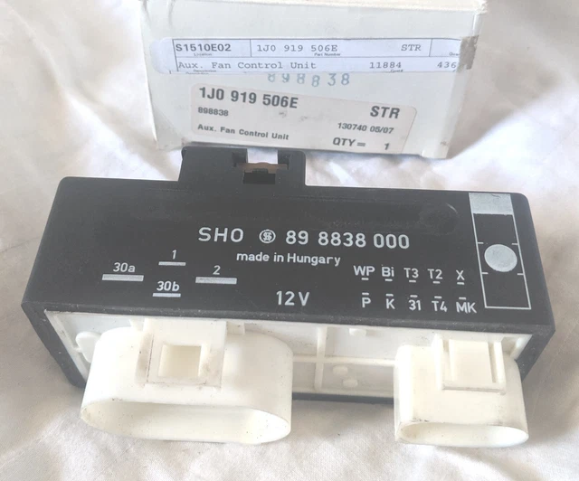 NEW AUXILIARY FAN Control Unit VW Volkswagen Beetle Jetta A4 Quattro