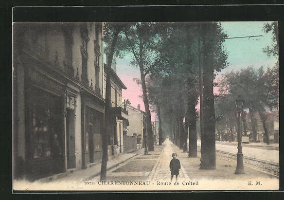 CPA Charentonneau, route de Creteil, vue de la rue 1932