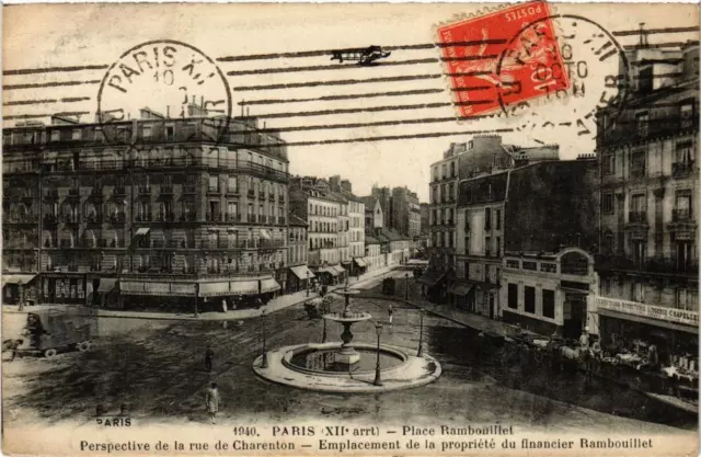 CPA AK PARIS 12e Place RAMBOUILLET rue de CHARENTON F. Fleury (673711)