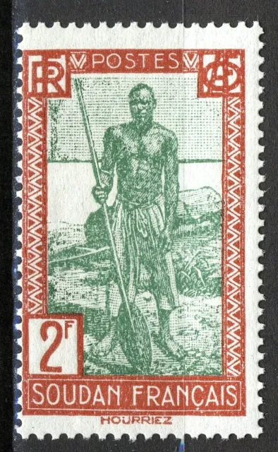 French Soudan 1931, 2Fr Niger boatman MNH, Yv 84