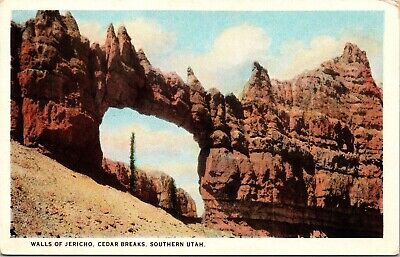 Walls Of Jericho Cedar Breaks Southern Utah UT c1927 Postcard