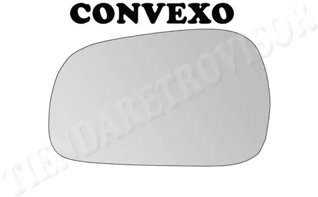 CRISTAL RETROVISOR PARA RENAULT SAFRANE 1992-1998 CONVEXO Izquierdo(Conductor)