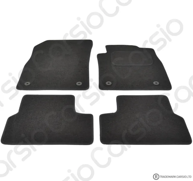 for Vauxhall Astra J MK6 2010 to 2015 Tailored Black Car Floor Mats Carpets 4pcs