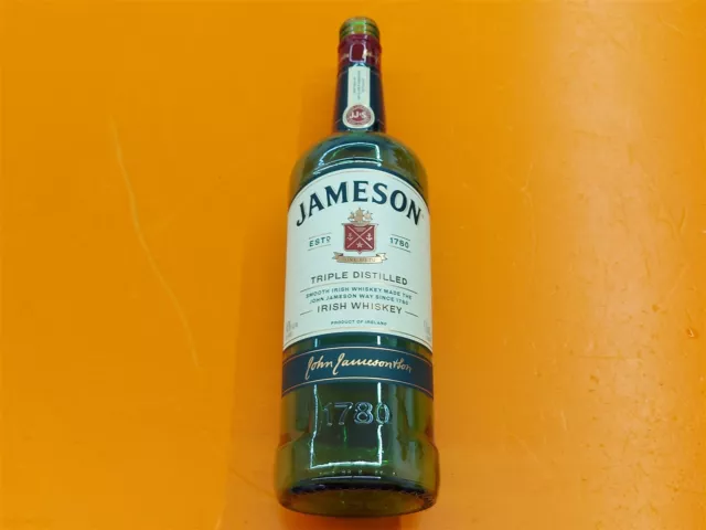 ⭐️⭐️⭐️⭐️⭐️ EMPTY 1 Liter Jameson Irish Whiskey Bottle w/o Cap