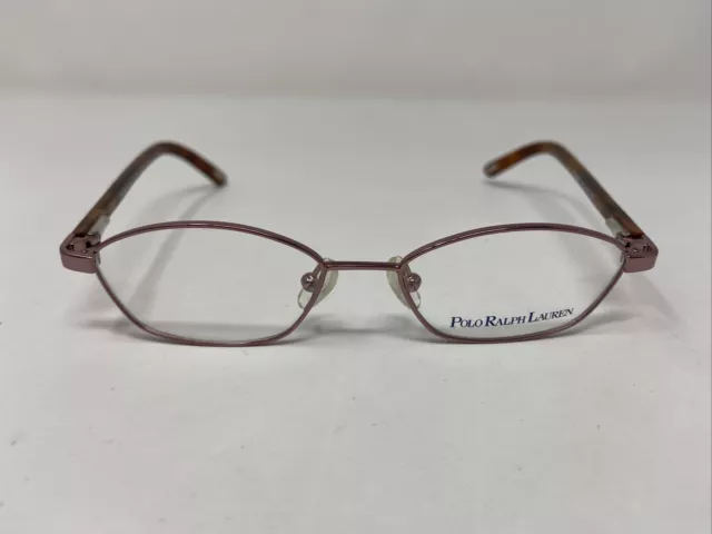 Polo Ralph Lauren Eyeglasses Frame 8006 137 44-14-130 Purple Brown Full Rim Y594