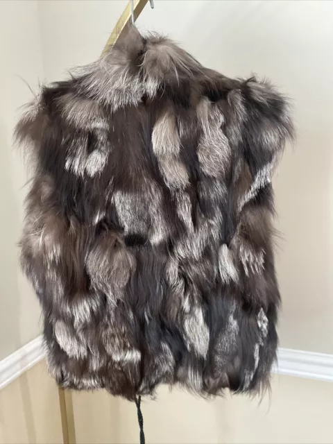 The Real Fur Vault Fox Vest Size M Org Sale Price $823 3