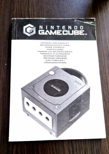 " Notice, Manuel D' Utilisation De La Console Gamecube " En Francais, A Saisir !