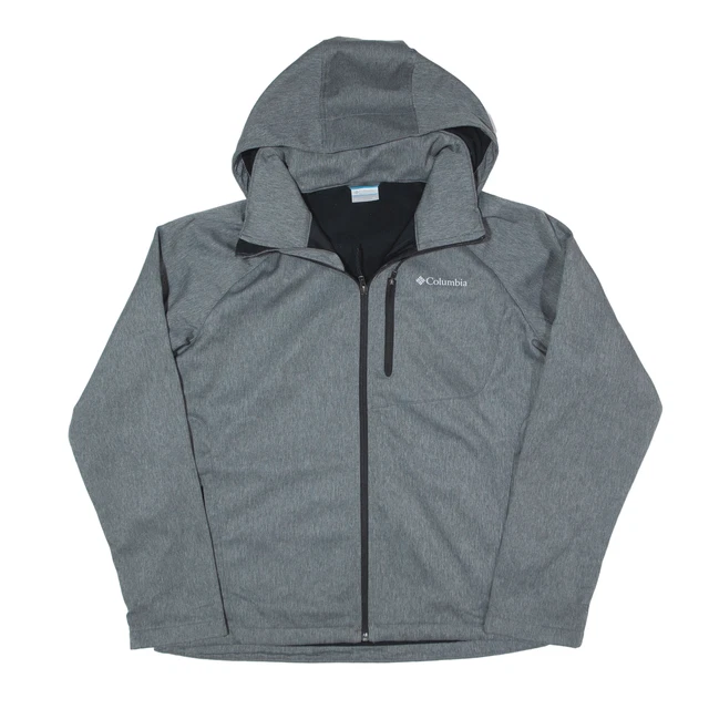 COLUMBIA Giacca Foderata Pile Conchiglia Grigia Uomo L