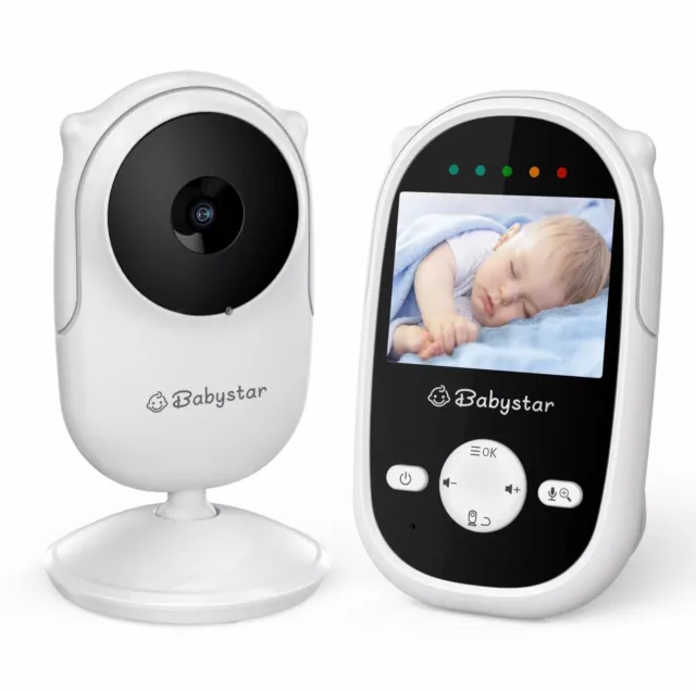 Babystar Baby Monitor with Camera and Night VisionWireless Video Baby Monitor...