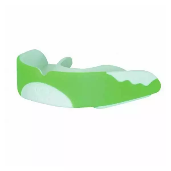 Optimum Velocity Rugby Mouthguard [green/white]