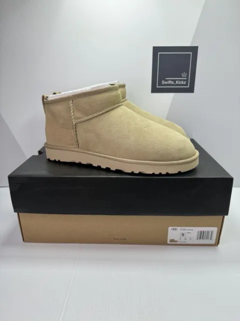 Authentic New UGG CLASSIC ULTRA MINI PLATFORM Boots Women’s Size 8, Mustard  Seed