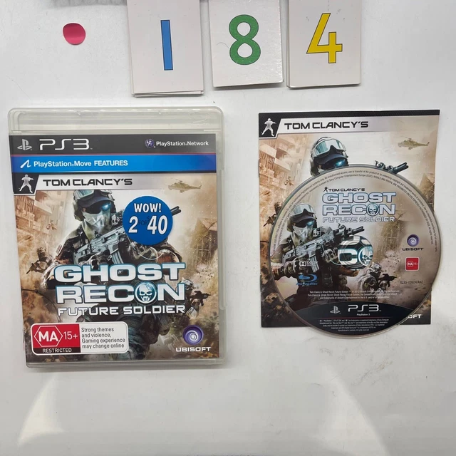 Tom Clancy's Ghost Recon Future Soldier PS3 Playstation 3 Game + Manual r184