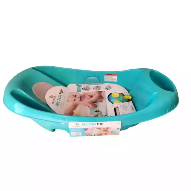 Summer Infant Comfy Clean Deluxe Bath Tub Newborn To Toddler submarine