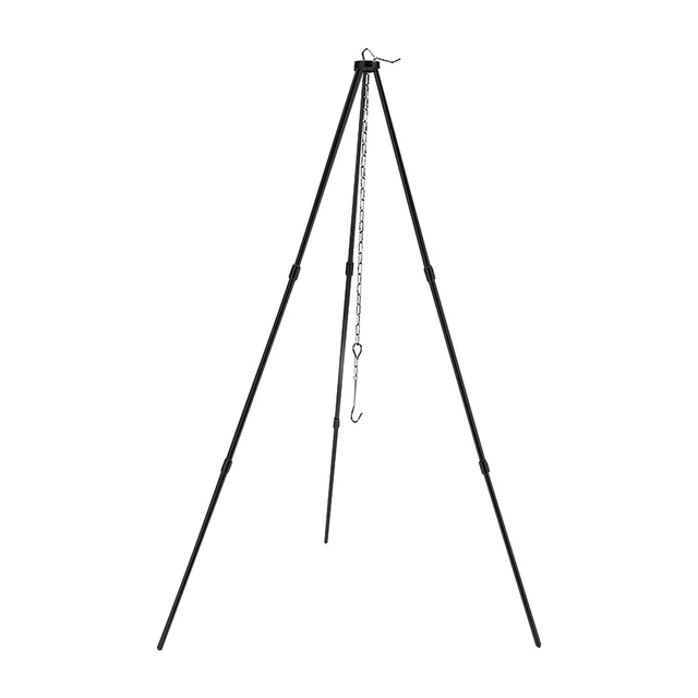 BBQ Tripod Frame with  and Hook Storage Bag Adjustable Height Camping H5N6