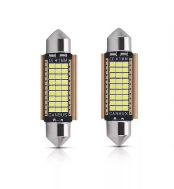 2 ampoules navettes 9 LED 5630 Canbus