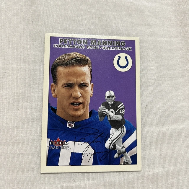 2000 Fleer Tradition Peyton Manning Indianapolis Colts!! #134 💎💎